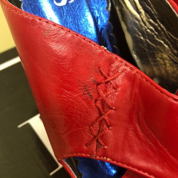 Cute Red platform by Luvs - Picture 4 of 4